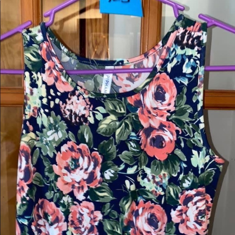 Long floral dress